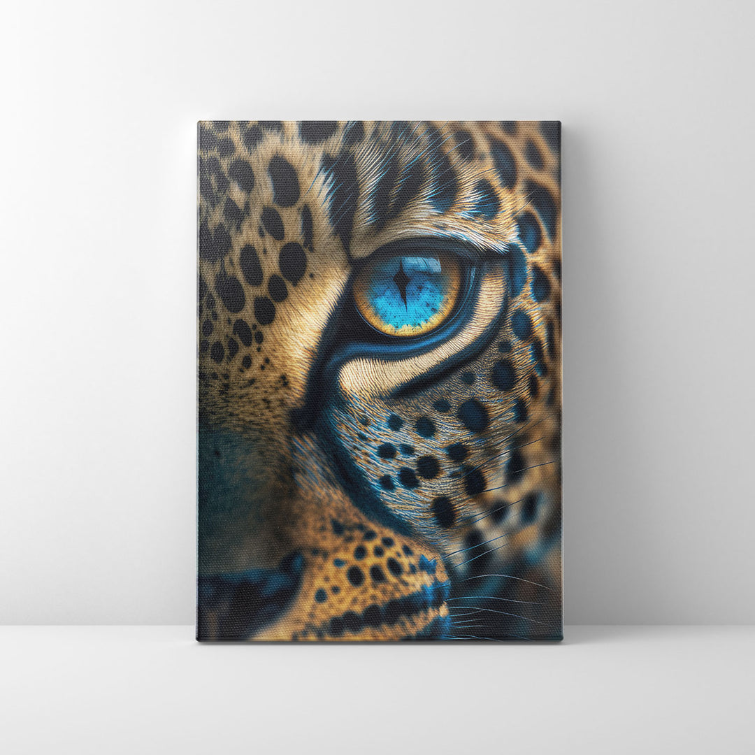 Leinwand Nahaufnahme Leopard