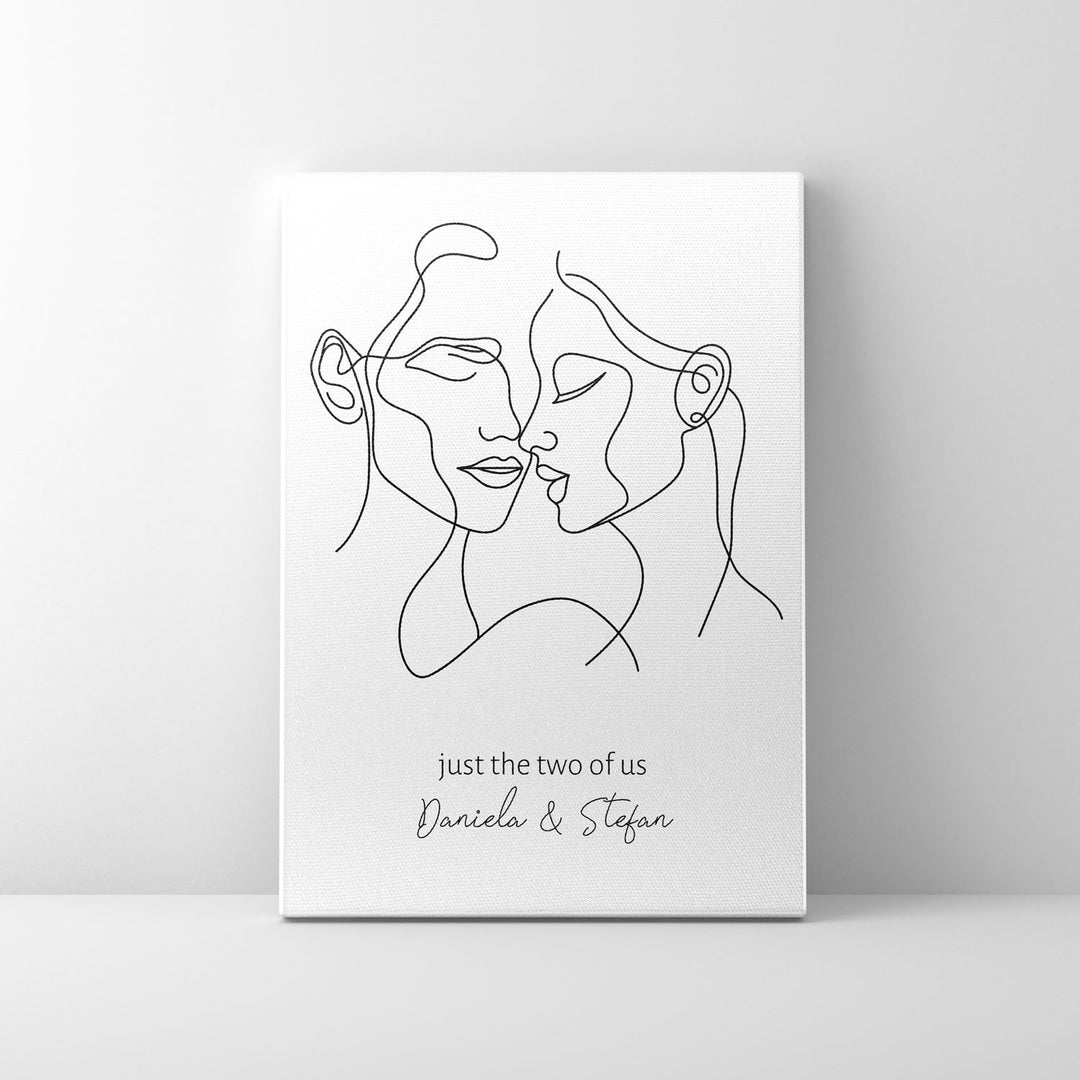 Line-Art Wandbilder personalisiert