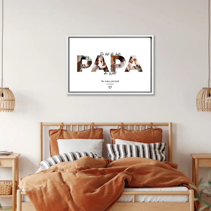 personalisierbares-fotogeschenk_leinwand_mit-weissem-rahmen_papa