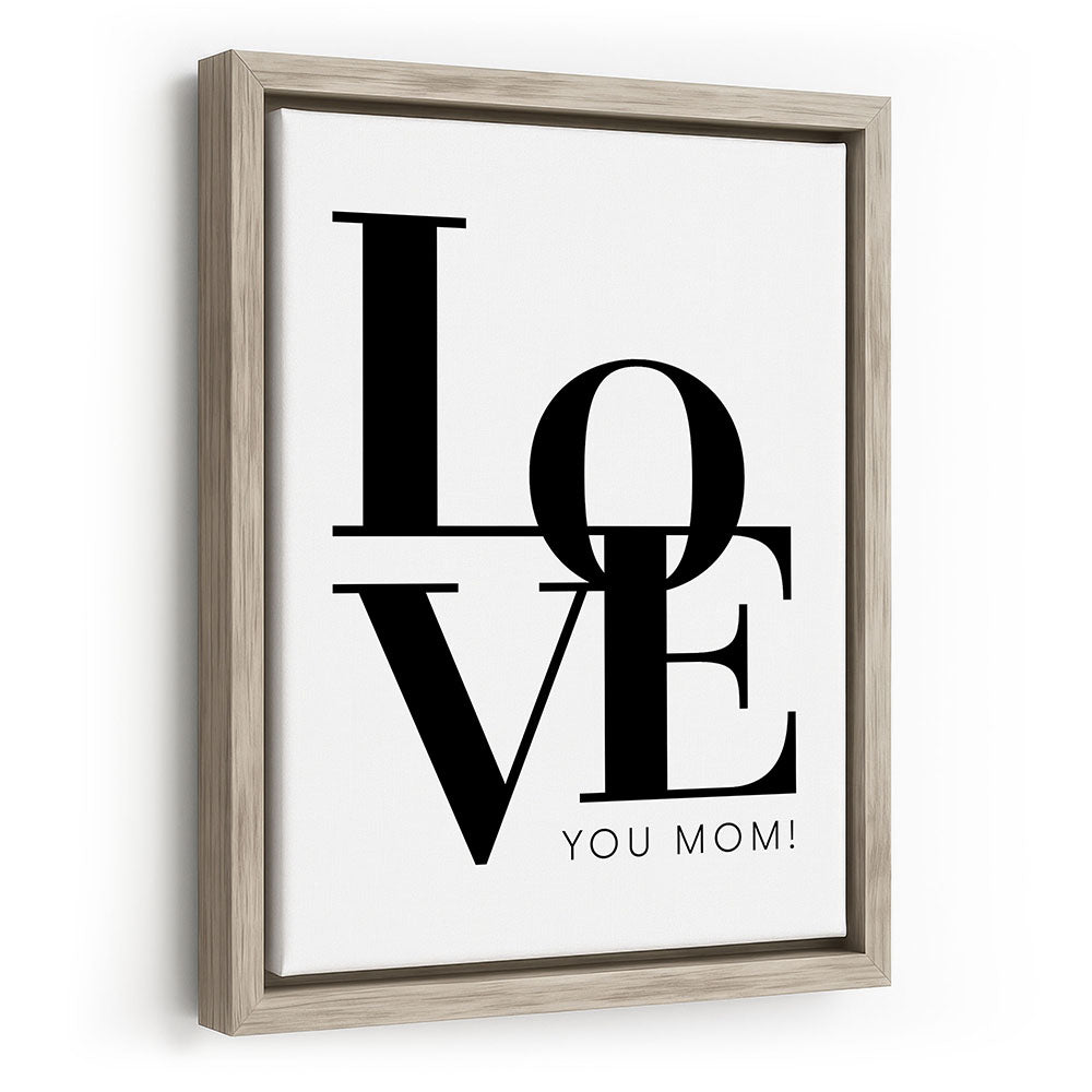 Geschenk Muttertag Wandbild