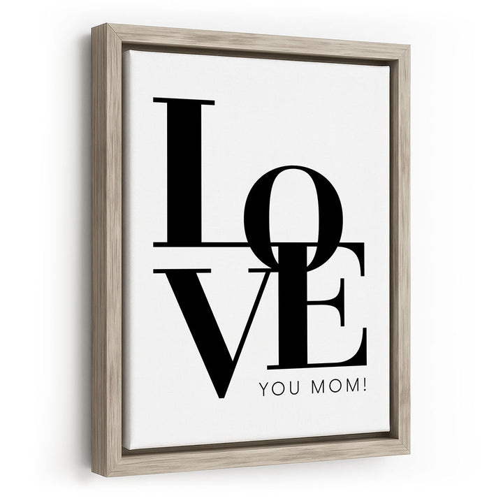 Geschenk Muttertag Wandbild