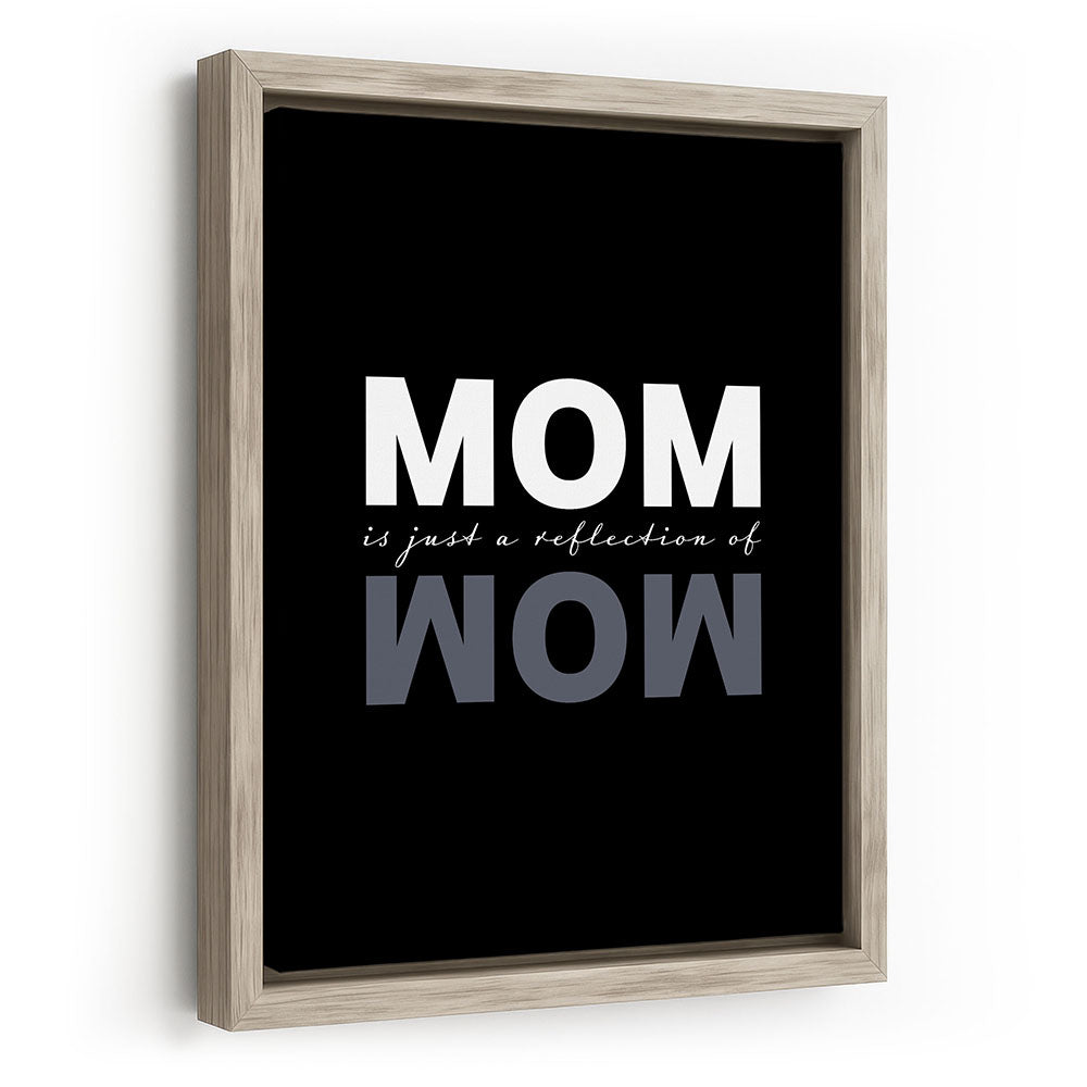 Geschenk Muttertag Wandbild