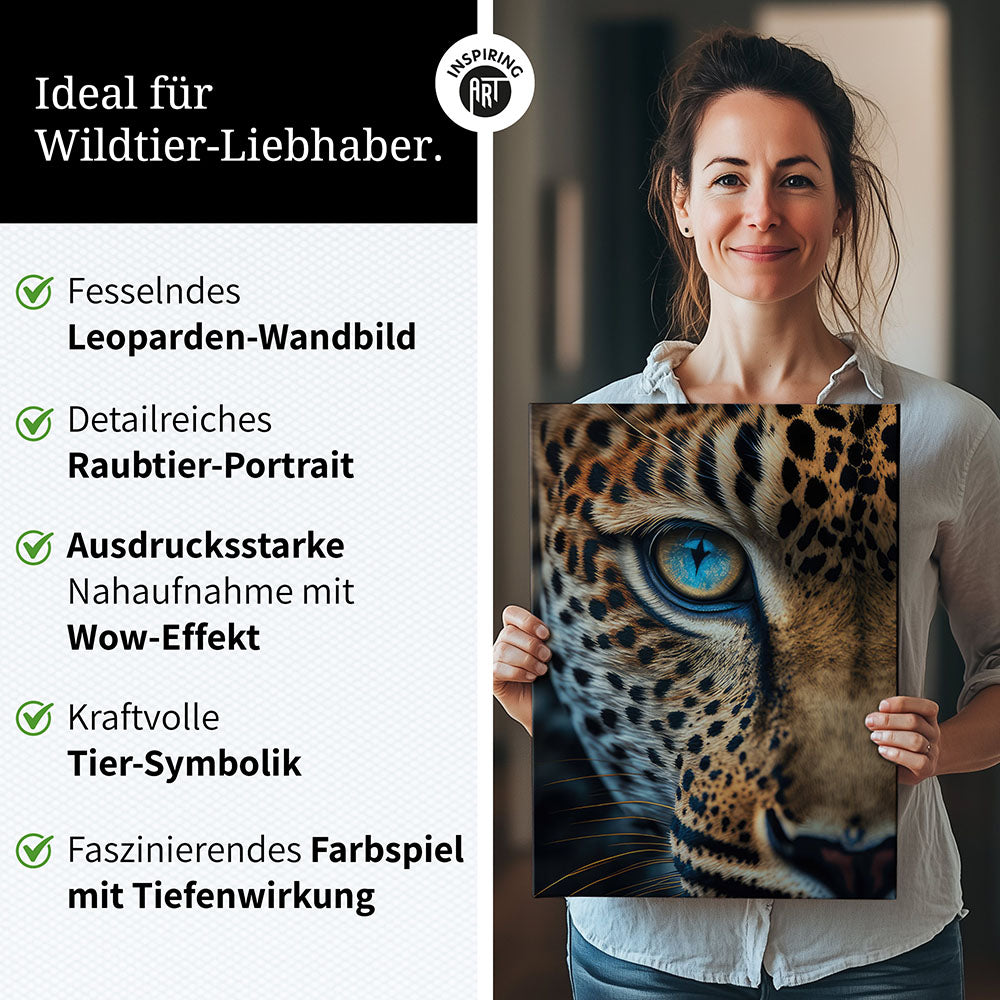 Für diese Räume eignet sich unser Animals Close Up Wandbild besonders gut