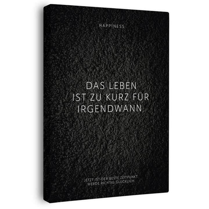 Wandbild schwarz