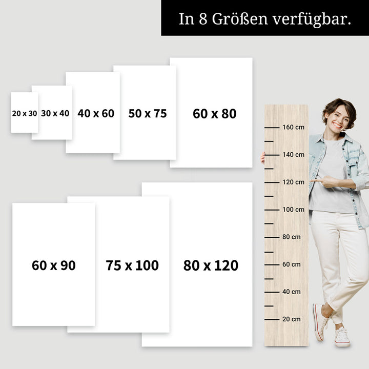 Der ideale Tag wird nie kommen. Der … – Leinwand Wandbild Motivation