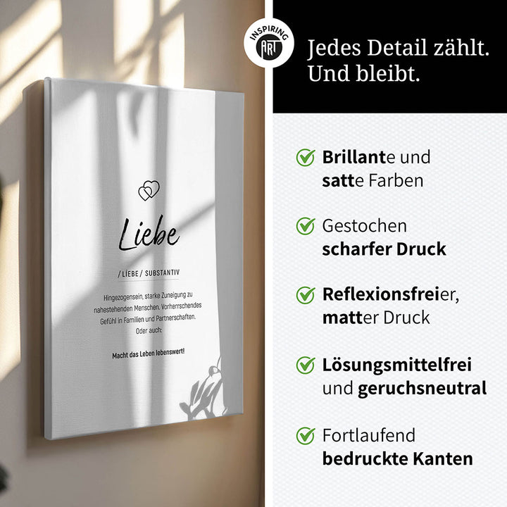 Schwarz Weiß Wandbild Wohnzimmer