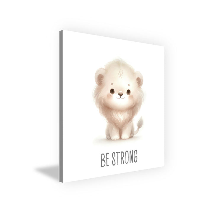 Leo Löwenmut – Baby-Kinder-Wandbild MIXPIX – Tiermotiv Löwe