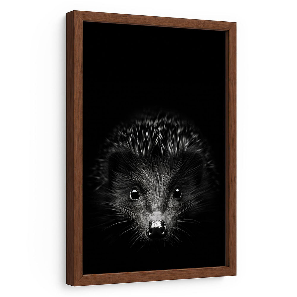 Tierbild Igel mit Rahmen