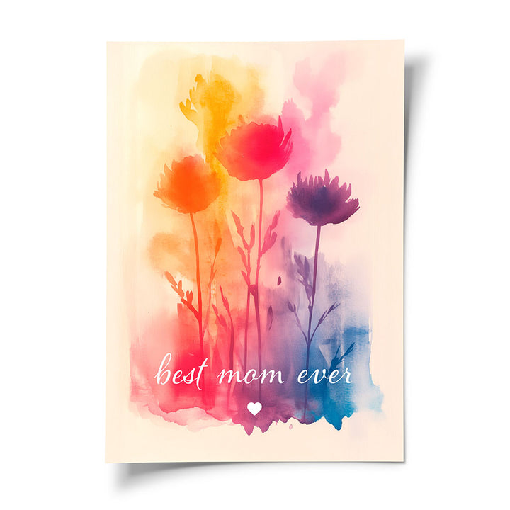 Wandposter Mama Geschenk