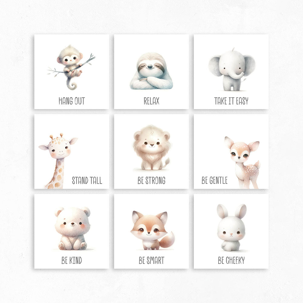 Leo Löwenmut – Baby-Kinder-Wandbild MIXPIX – Tiermotiv Löwe